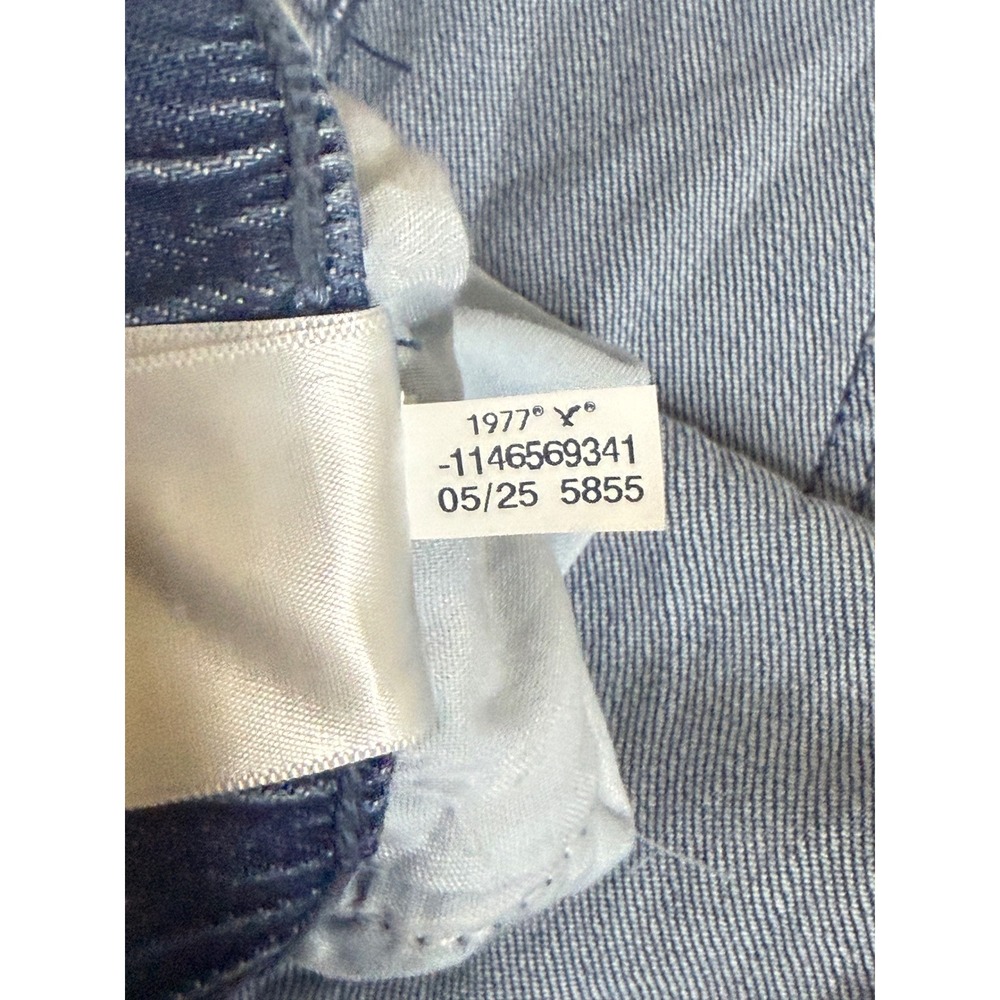 American Eagle Ultra Wide Leg Jeans Womens L Blue Dreamy Drape Low Rise 5855 - Picture 3 of 14